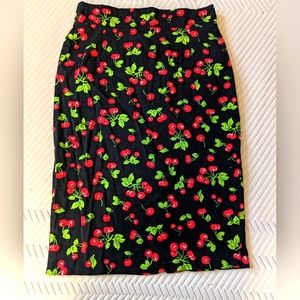 pinup couture cherry pencil skirt